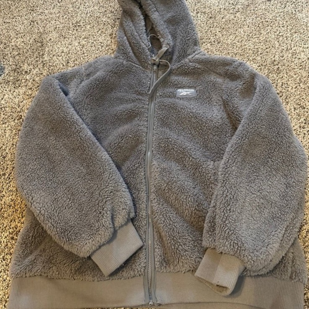Reebok Gray Fleece Hoodie